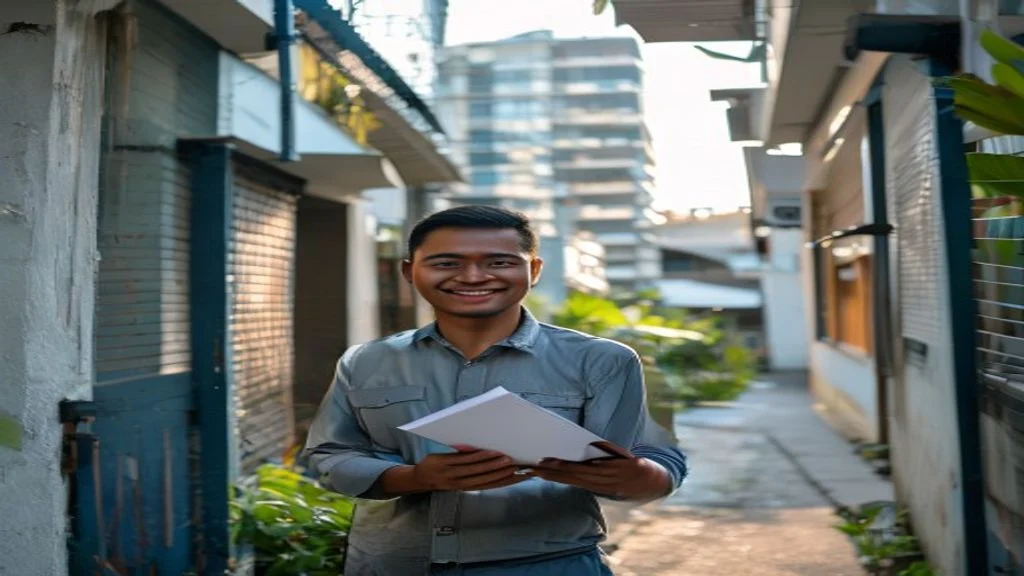 Gambar menampilkan kontrakan murah terdekat dengan fasilitas lengkap di pusat kota, cocok untuk penyewa hemat.
