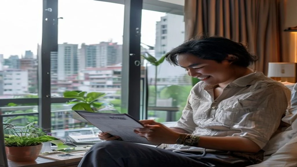 Foto interior kontrakan terdekat murah dengan ruang tamu sederhana, kamar bersih, dan akses mudah ke transportasi umum.