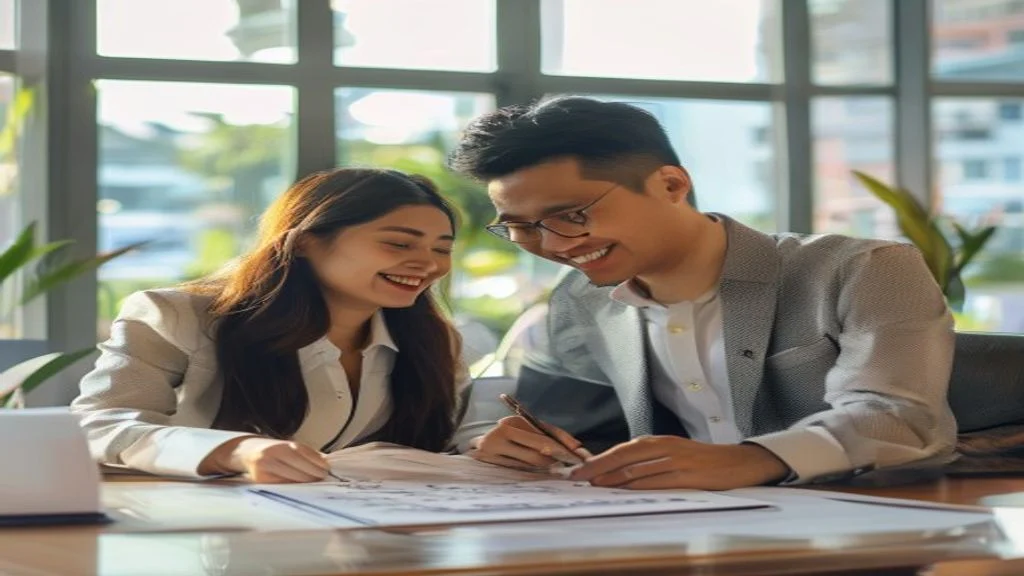 Foto rumah subsidi dengan tanda KPR tertera, menampilkan desain sederhana dan fasilitas lengkap.