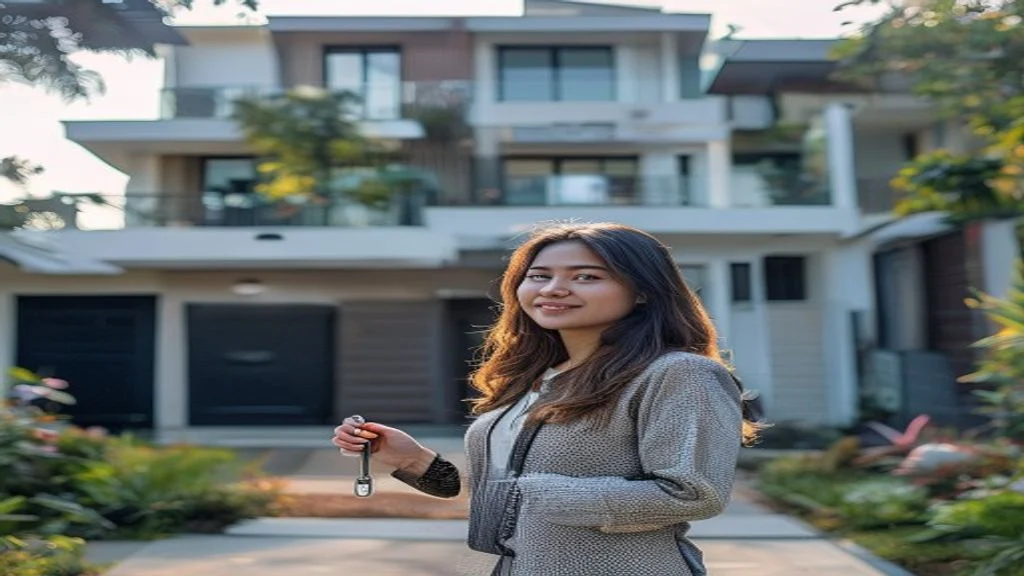 Rumah disewakan di BSD dengan desain modern, taman luas, dekat fasilitas umum dan transportasi